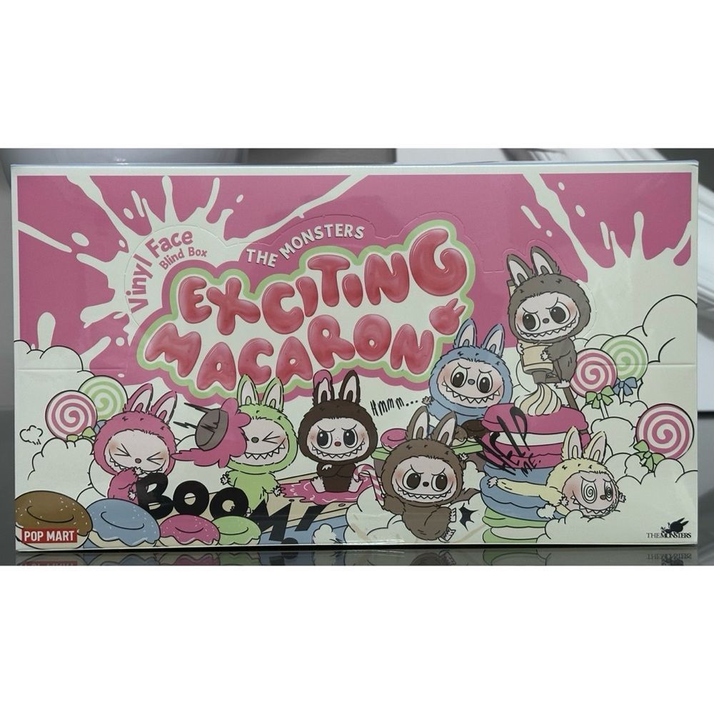 POP MART THE MONSTERS LABUBU‎ - Exciting Macaron Vinyl Face Blind Box, Whole Set